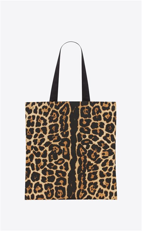 ysl tech and leisure leopard tote bag|YSL leopard print tote bag.